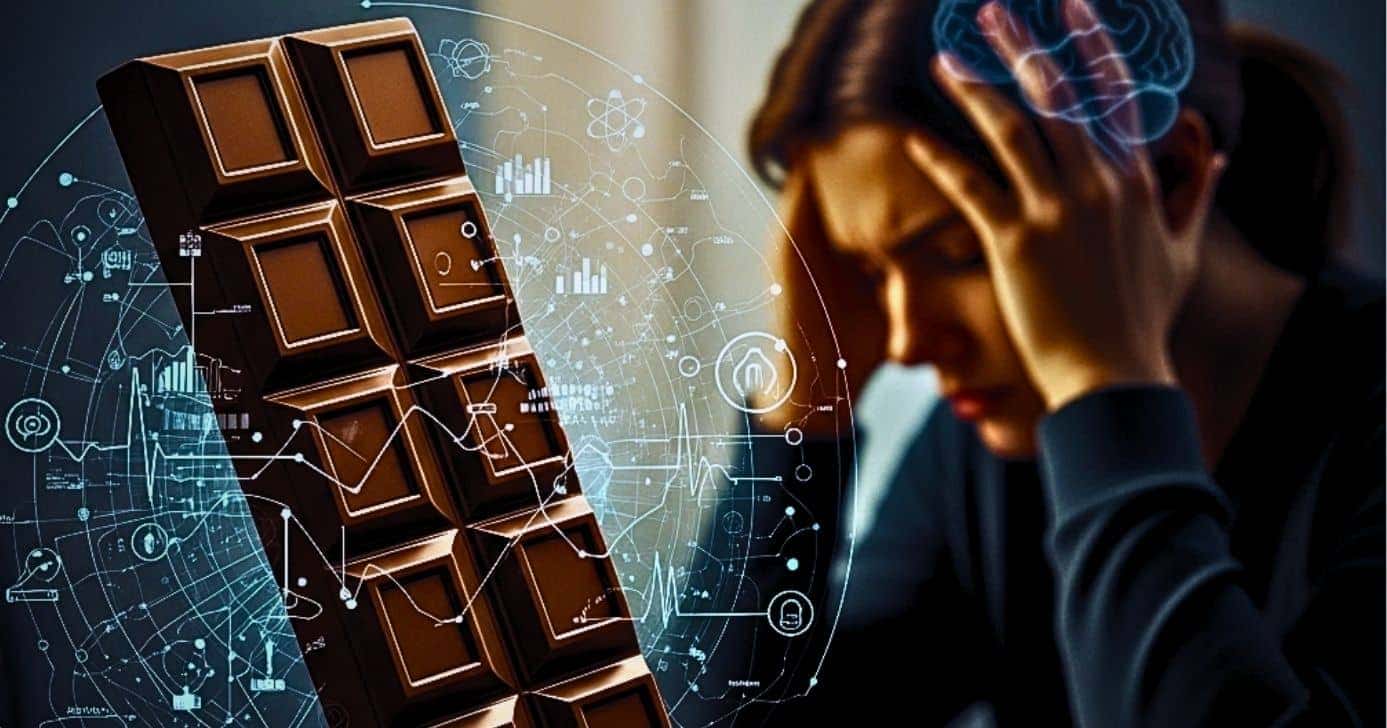 Saiba o que a ciência diz sobre a enxaqueca e a relação com o consumo de chocolate ( Foto Reprodução/Montagem/Lennita/Tv Foco/GMN)