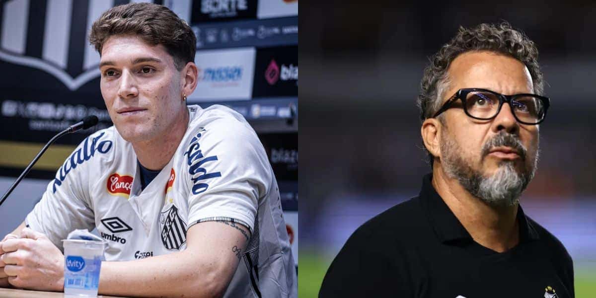 Cléber Xavier confirma quem será o substituto de Rollheiser, no Santos (Reprodução: Marcello Zambrana)