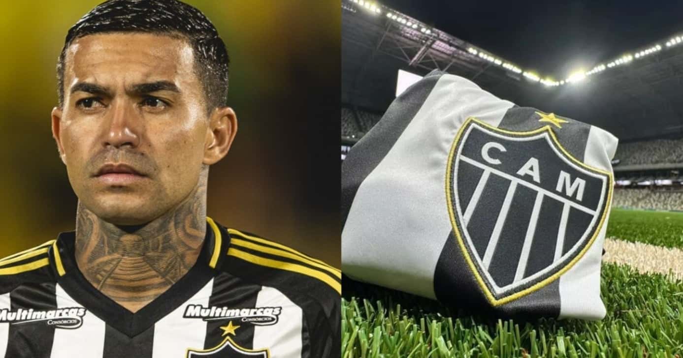 Dudu tem saída do Galo após 2 meses - Montagem/TV FOCO