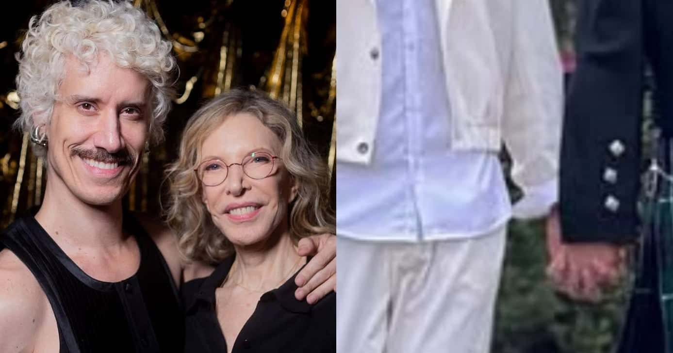 Rapaz que fez filho de Marília Gabriela chorar por casar com outro (Foto: Reprodução/Montagem TV Foco)