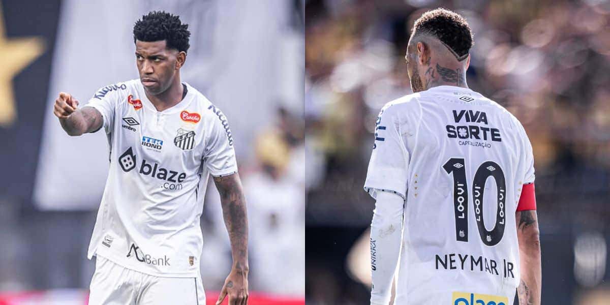 Gil e dupla de Neymar fora no Santos (Reprodução: Raul Baretta)