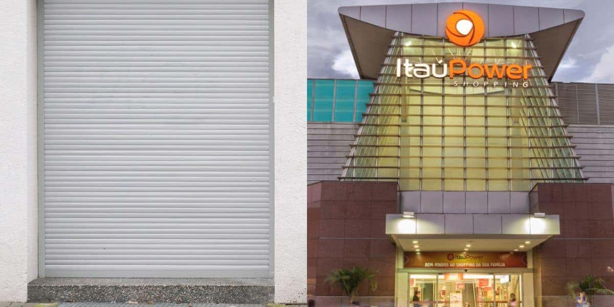 Fechamento de loja n°1 em shopping popular de MG (Reprodução: Montagem TV Foco)