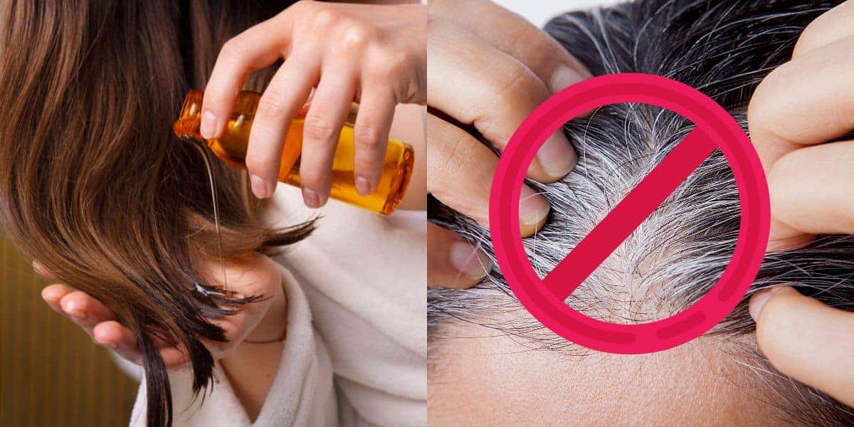 Óleo natural potente para acabar com o cabelo branco (Reprodução: Montagem TV Foco)