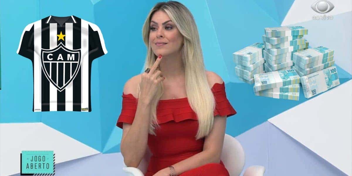 Renata Fan confirma reforço de R$2,8M ao Atlético-MG (Reprodução: Band)