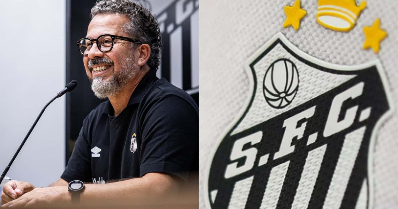 Cléber Xavier não é mais técnico do Santos - Montagem / TV FOCO