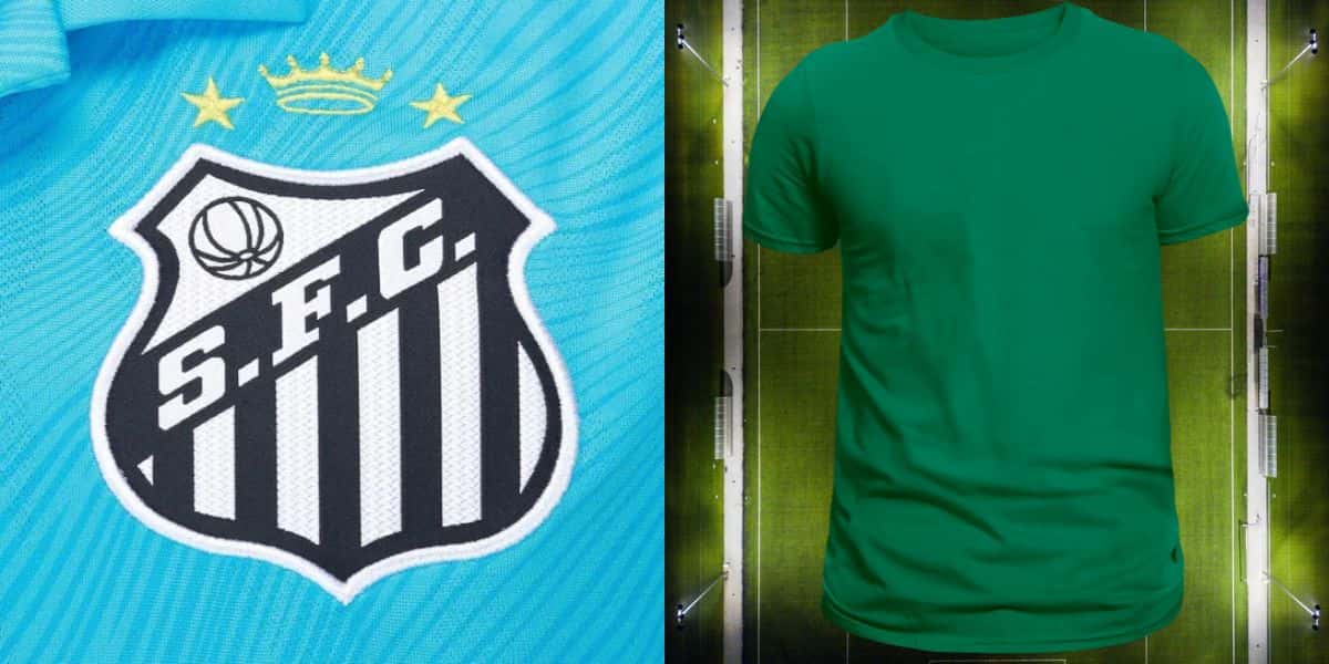 Craque do Santos assina para vestir verde (Reprodução: Montagem TV Foco)