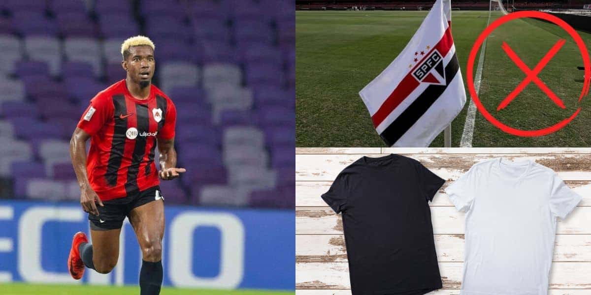 Thiago Mendes arma rasteira no São Paulo para vestir preto e branco (Reprodução: Montagem TV Foco)