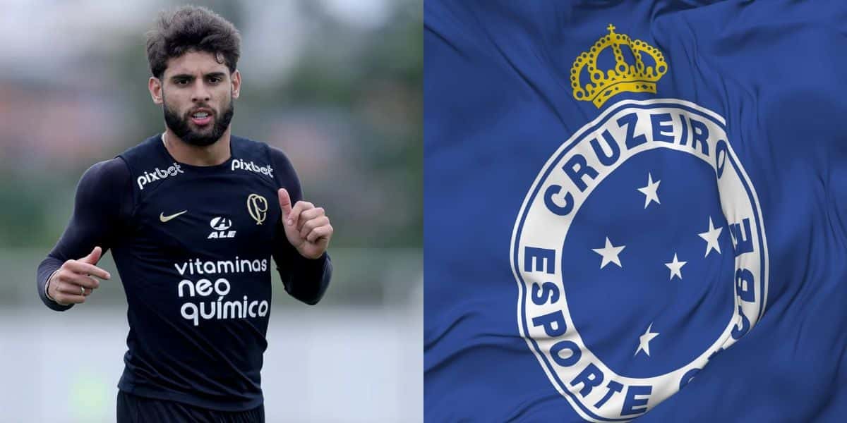 Cruzeiro da rasteira no Corinthians e Yuri Alberto (Reprodução: Rodrigo Coca)