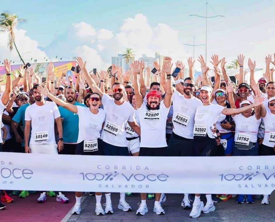 Bell Marques celebra seu aniversário com segunda edição da Corrida 100% Você em Salvador (Foto: Divulgação)