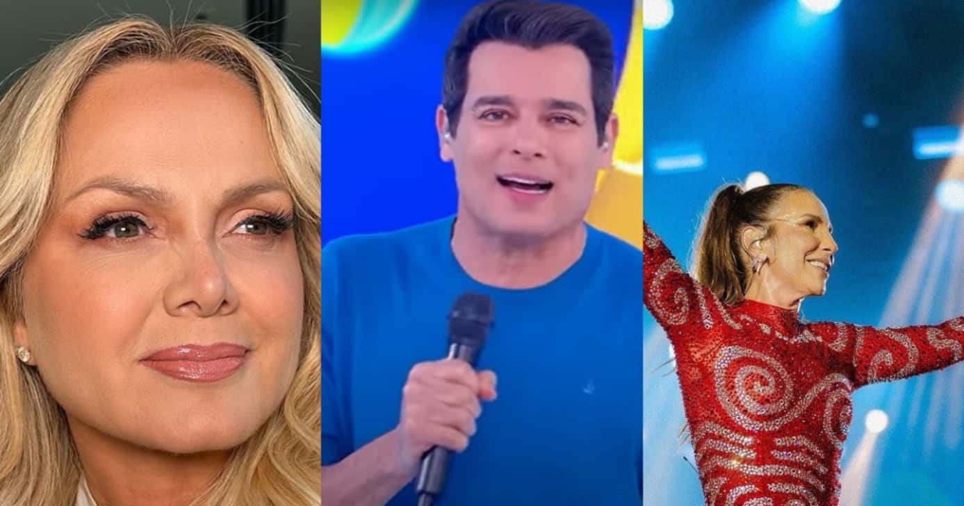 Eliana, Celso Portiolli e Ivete Sangalo - Foto: Montagem