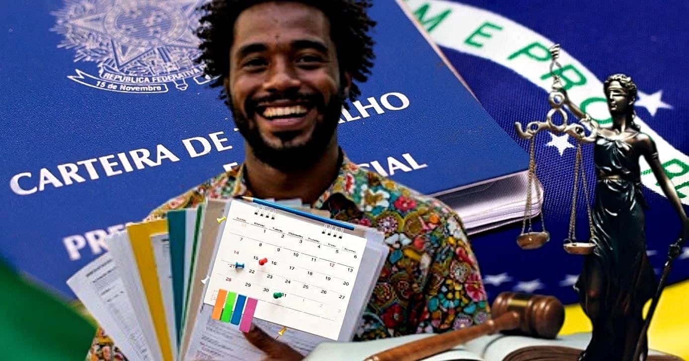 Saiba quais são os principais direitos trabalhistas (Foto Reprodução/Montagem/Tv Foco/Lennita/CLT/Canva)