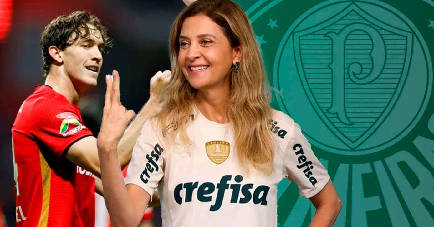 Palmeiras - Leila Pereira - Marcel Ruiz (Foto: Reprodução)