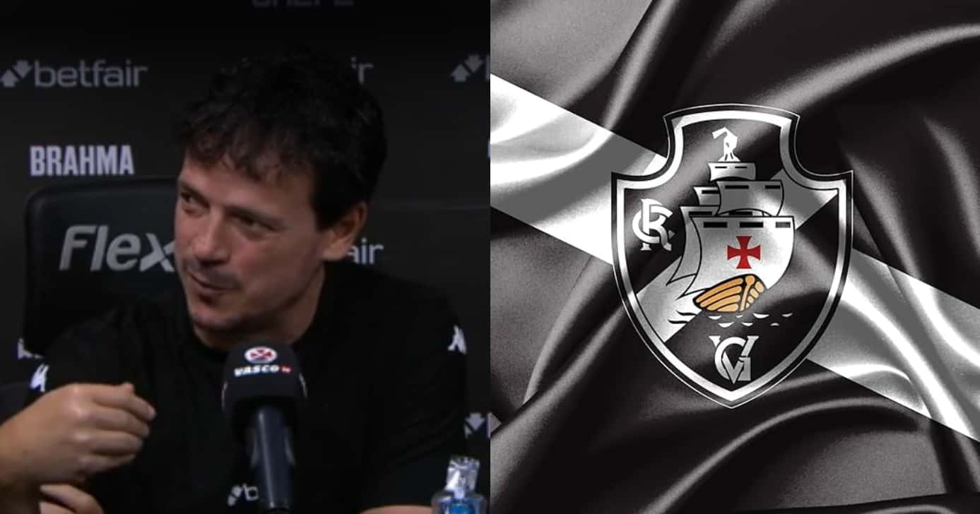 Vasco confirma atacante e Fernando Diniz comemora (Foto: Divulgação Globo)