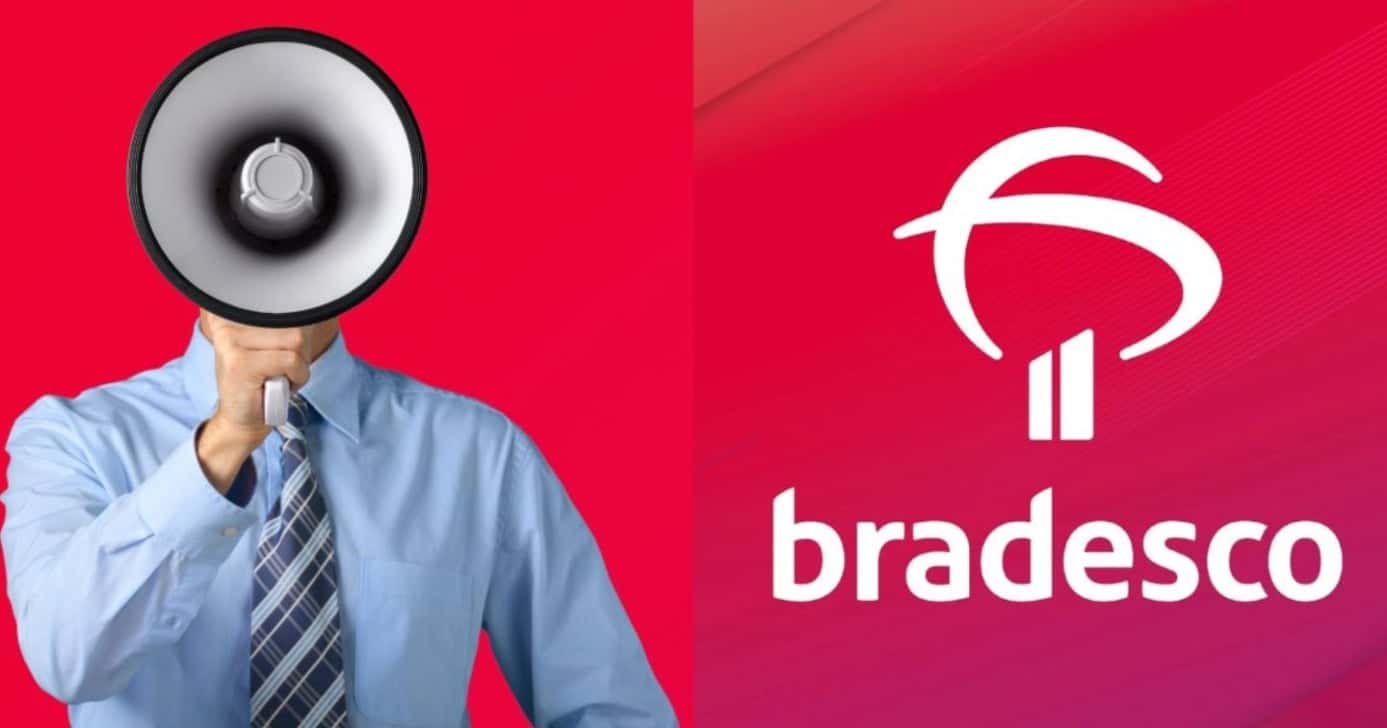 Bradesco comunica benefício exclusivo e libera 5 vantagens aos clientes - Foto: Montagem