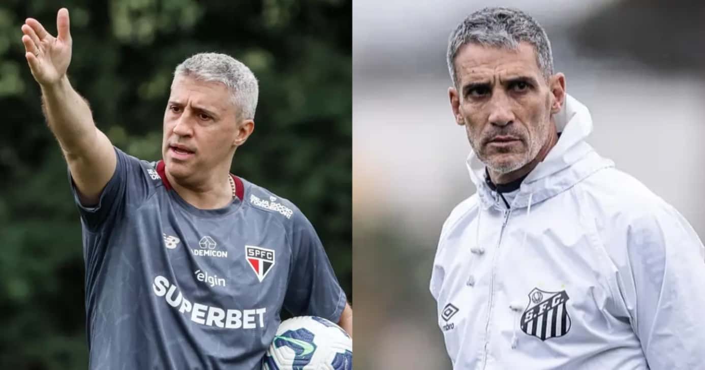 Crespo e Vojvoda, técnicos do futebol brasileiro - Montagem/TV FOCO