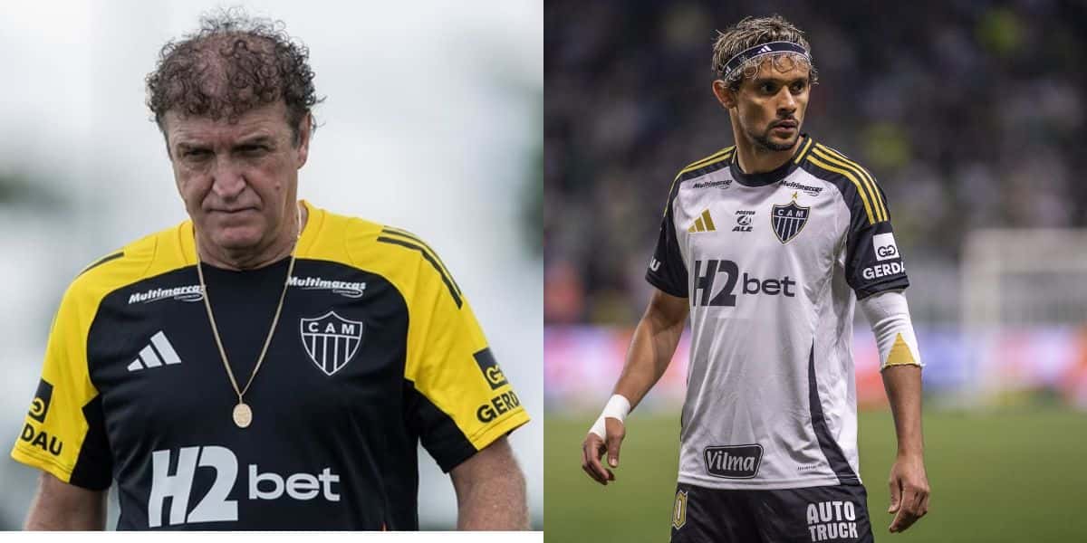 Cuca expõe sobre Gustavo Scarpa no Atlético-MG (Reprodução: Pedro Souza)