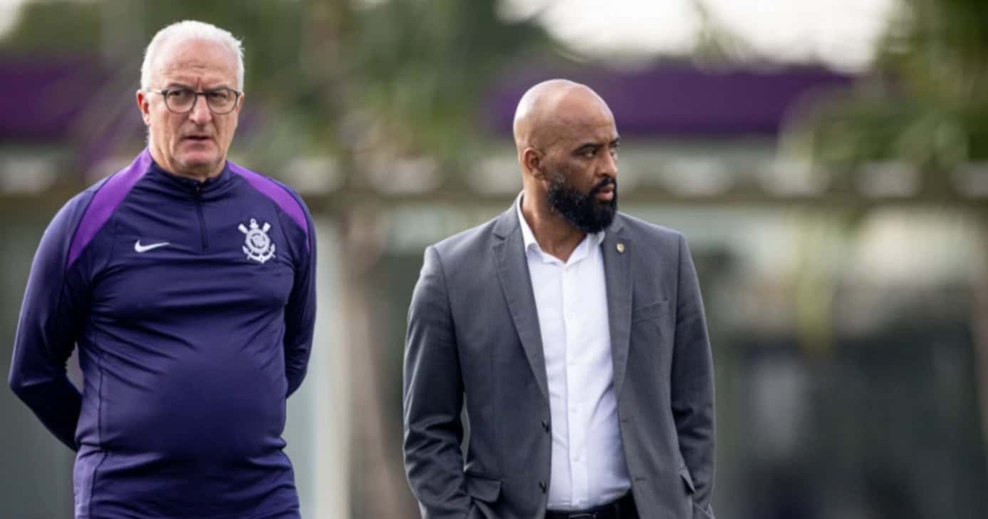 Dorival Júnior e Fbinho Soldado - Foto: Rodrigo Coca / Corinthians