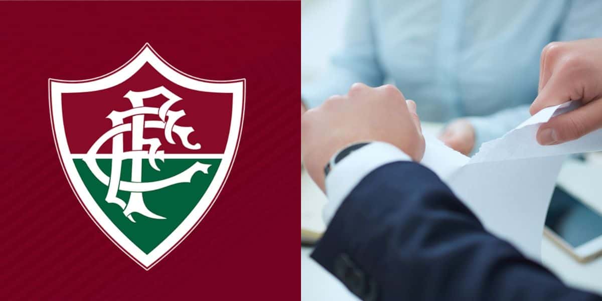 Fluminense rescinde com atacante (Reprodução: Montagem TV Foco)