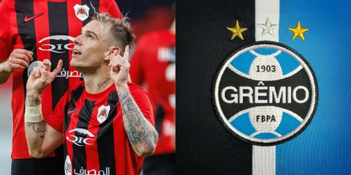 Roger Guedes comunica sobre jogar no Grêmio (Reprodução: Instagram)