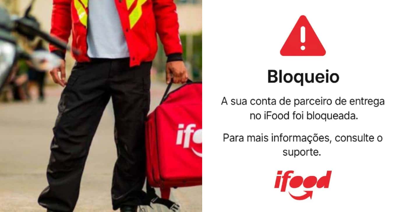 iFood expõe o que está bloqueando motoristas (Foto: Divulgação)