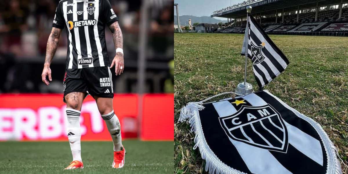 Atlético-MG define sobre adeus de craque de R$18 milhões (Reprodução: Montagem TV Foco)