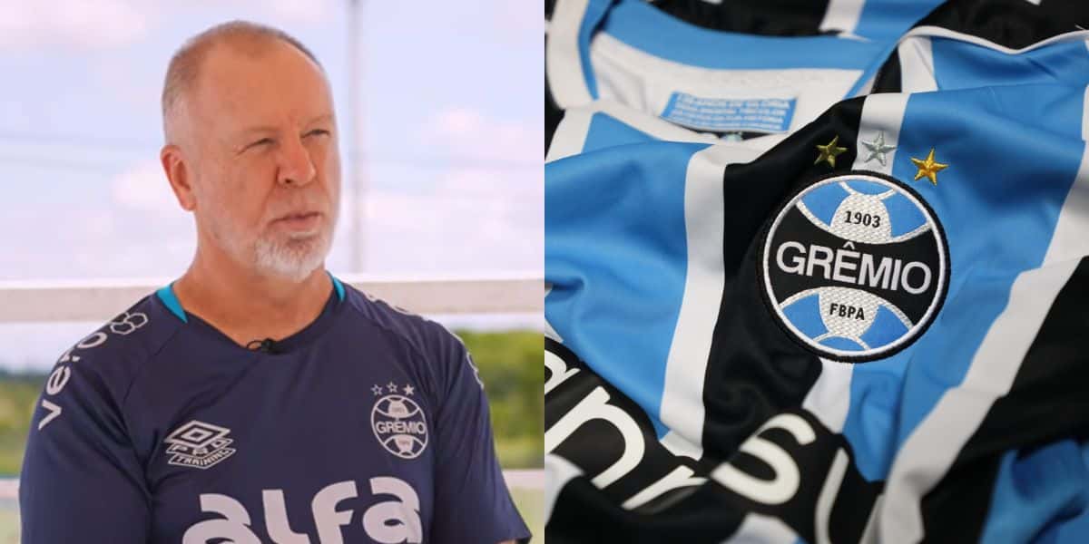 Mano Menezes vê Grêmio perder volante hoje (Reprodução: Lucas Uebel)