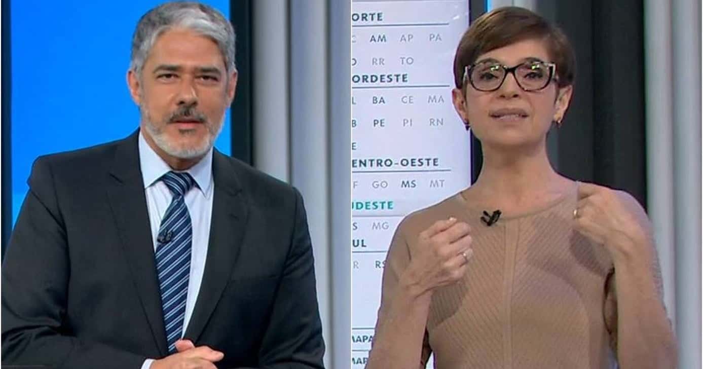 O passado surpreendente de Bonner e Lo Prete que muitos não faziam ideia (Foto: Reprodução/ Globo/ Montagem)