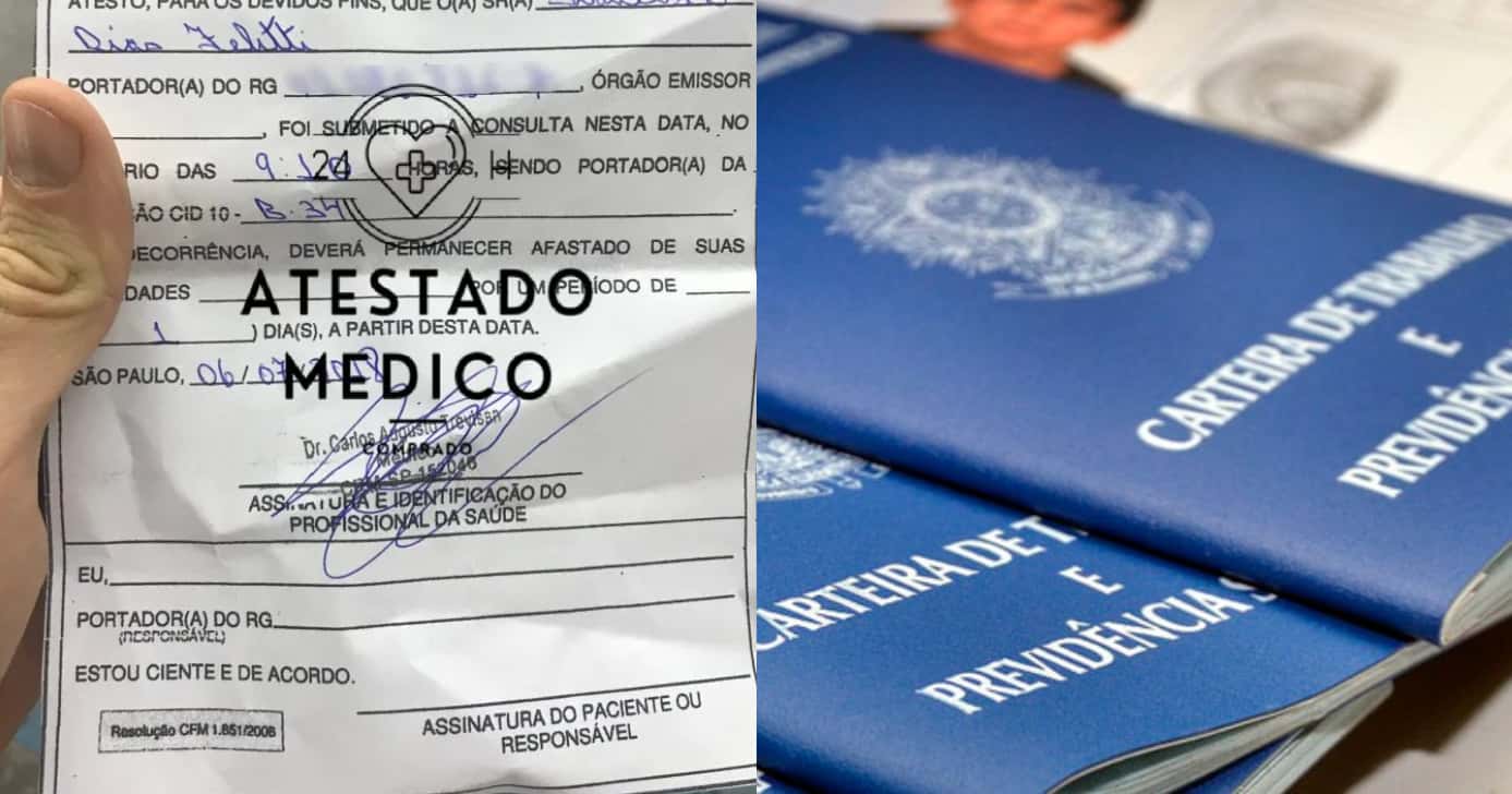Atestado médico CLTs (Foto: Divulgação)