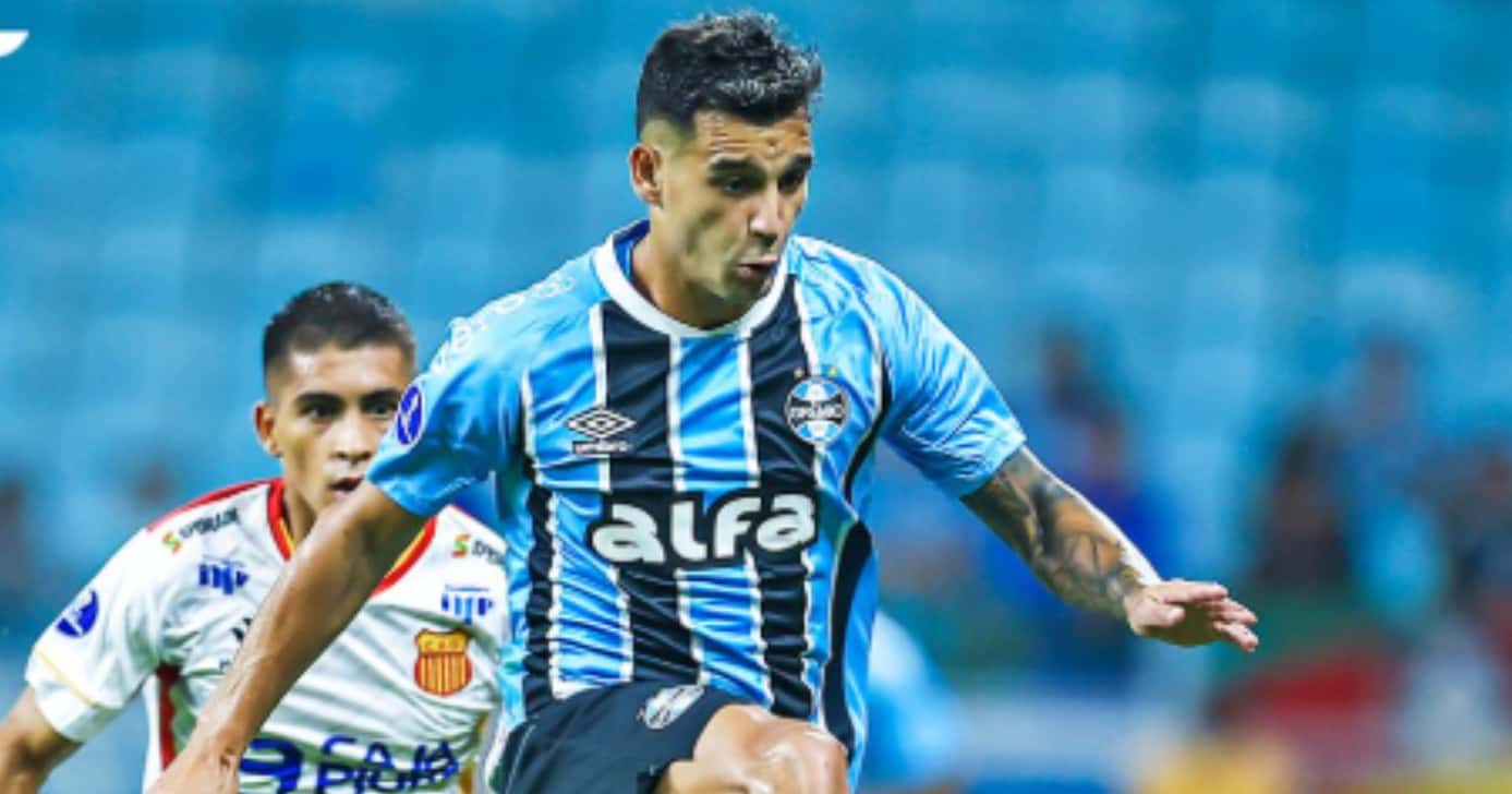 Cristaldo no Grêmio (Foto: Instagram)