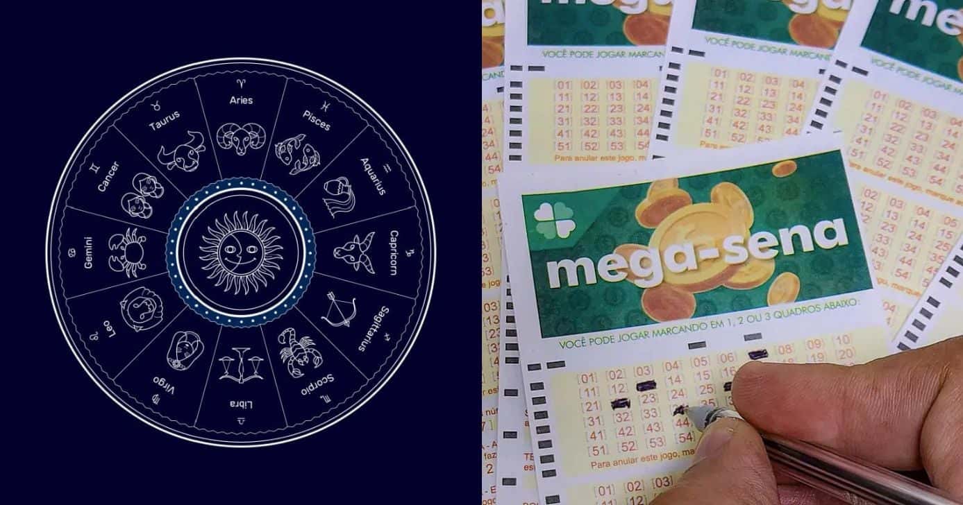 Signos - Mega-Sena - Montagem: TVFOCO