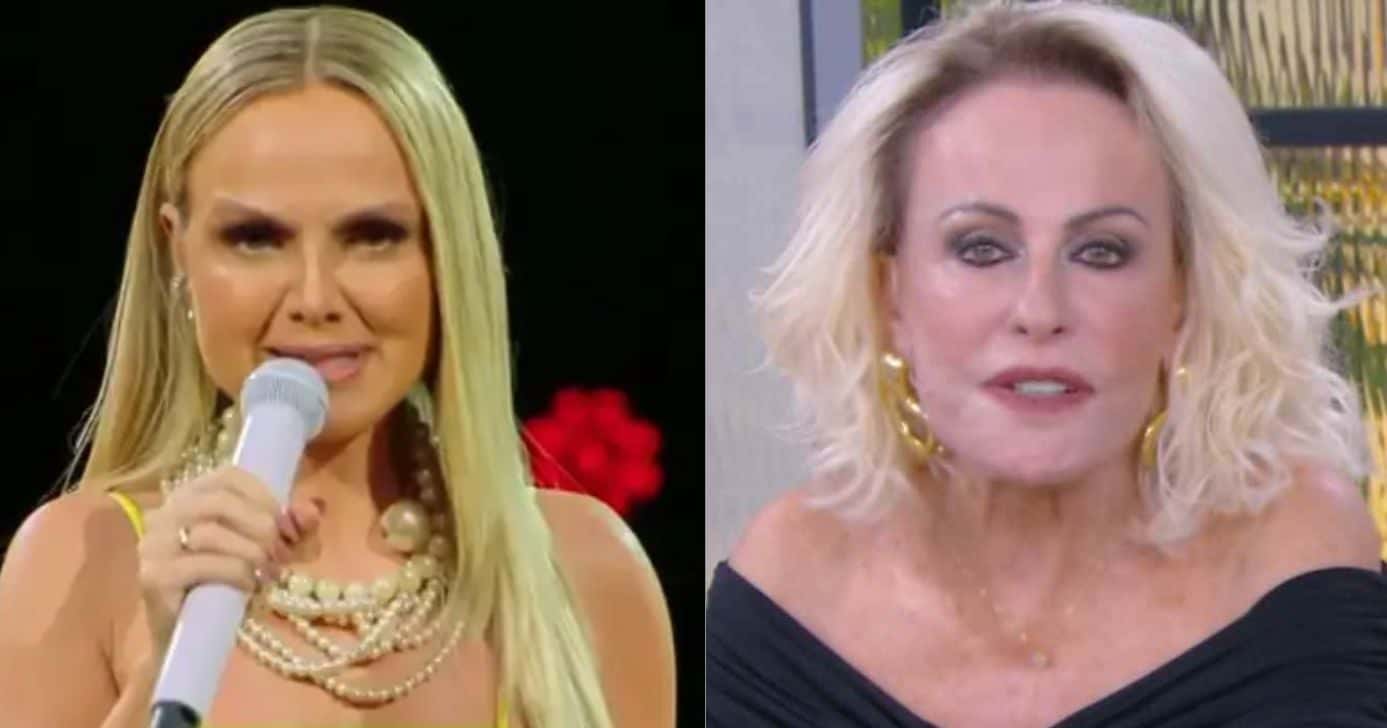 Eliana e Ana Maria no Mais Você (Fotos: Reproduções / Globo)
