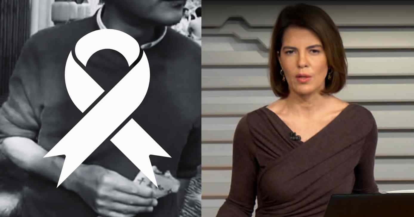 Famoso, imagem de luto e Mariana Gross (Fotos: Reproduções / Globo)
