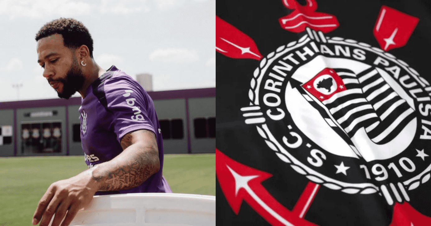 Depay está fora do Corinthians e Internacional - Montagem/Instagram