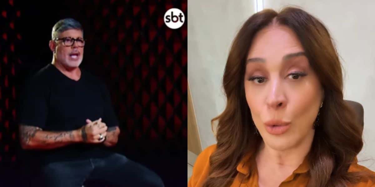 Alexandre Frota comentou sobre casamento com Claudia Raia (Reprodução: SBT / Instagram)