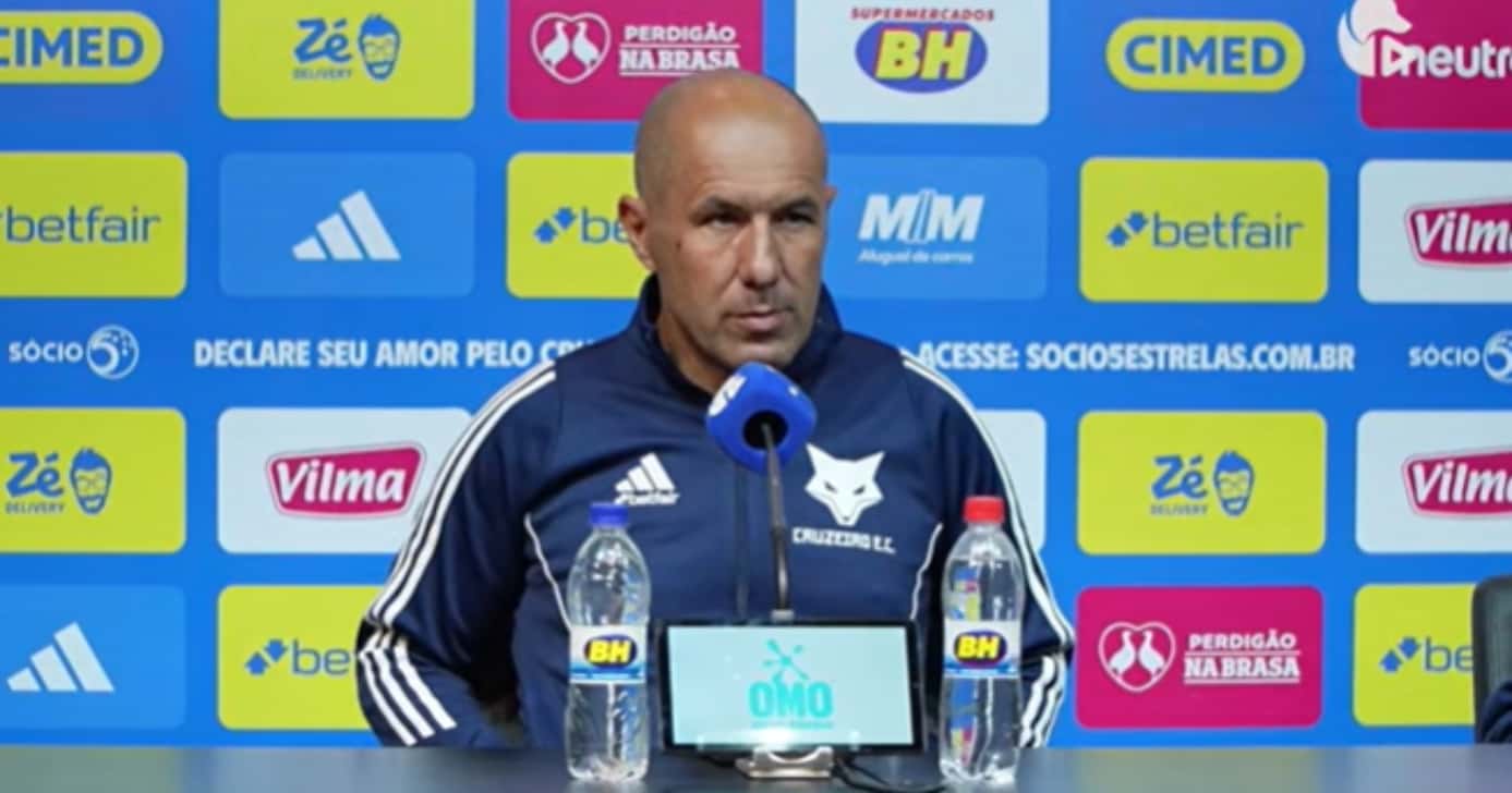 Leonardo Jardim no Cruzeiro (Foto: TV Cruzeiro)