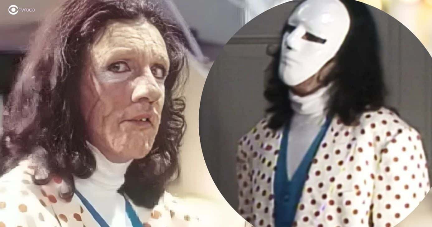 Mascarado em A Viagem (Foto: Reprodução / Globo / Montagem TV Foco)