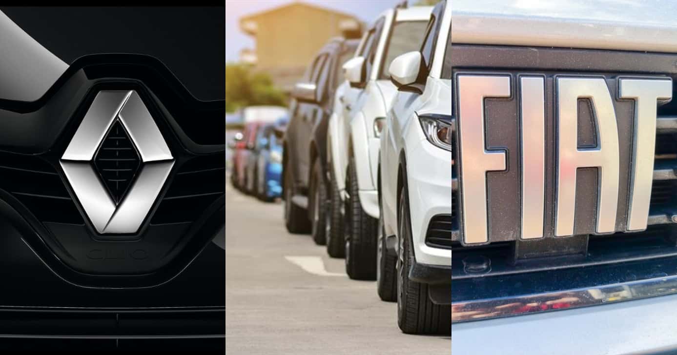 Os carros que irão dizer adeus ao cenário nacional, que inclui modelos da Renault e Fiat (Foto: Divulgação)
