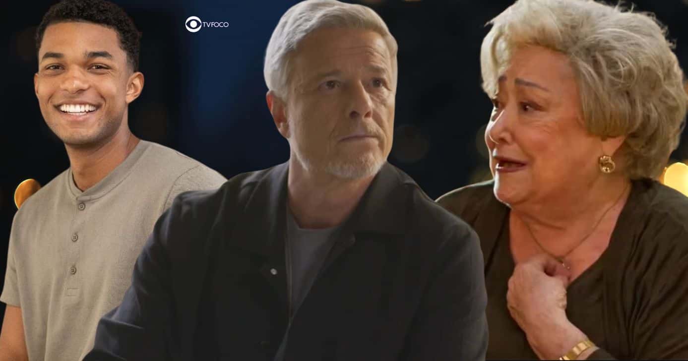 Samuel, Jaques e Rosa em Dona de Mim (Foto: Reprodução / Globo / Montagem TV Foco)