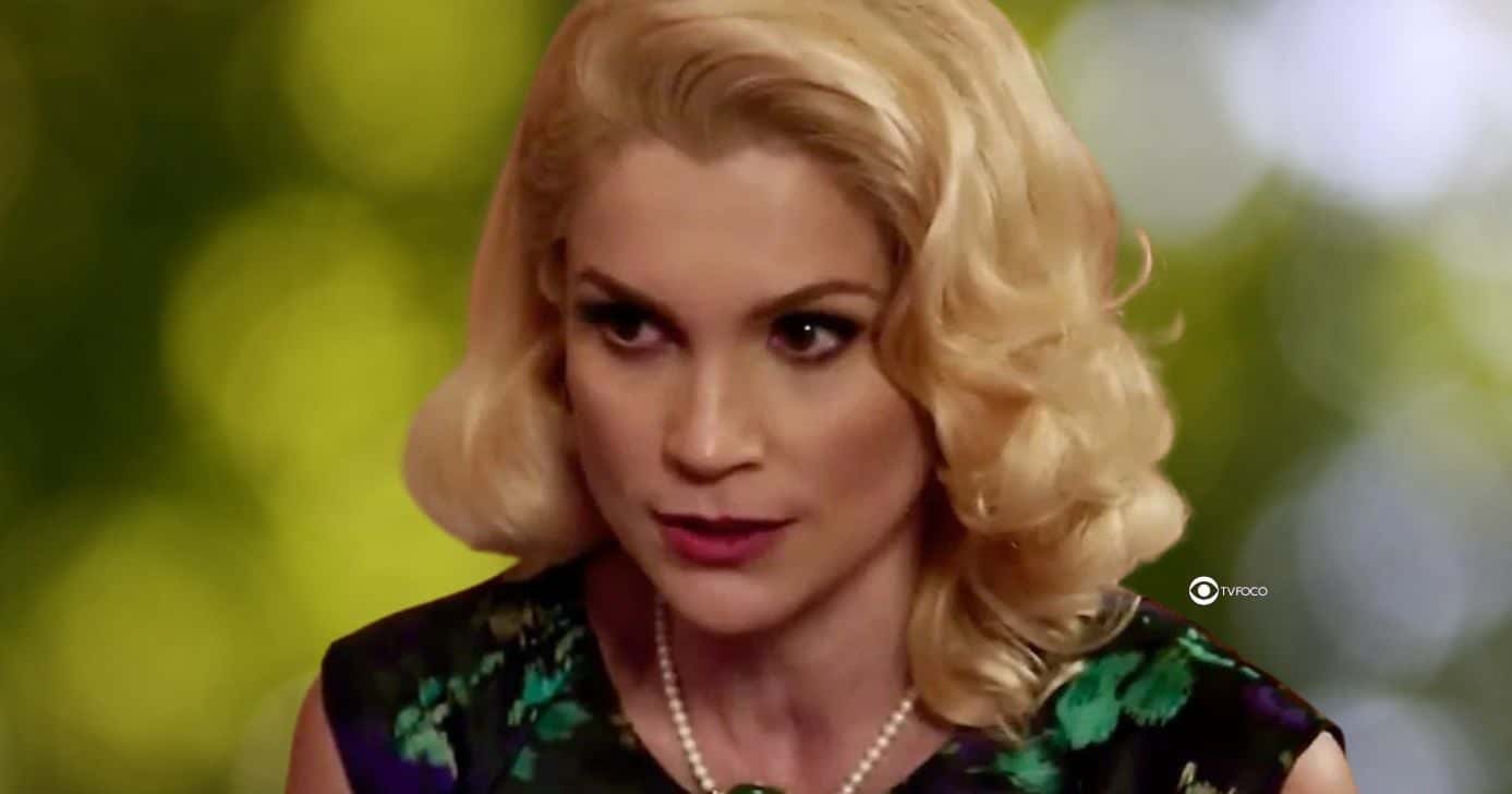 Sandra em Êta Mundo Melhor! (Foto: Reprodução / Globo / Montagem TV Foco)