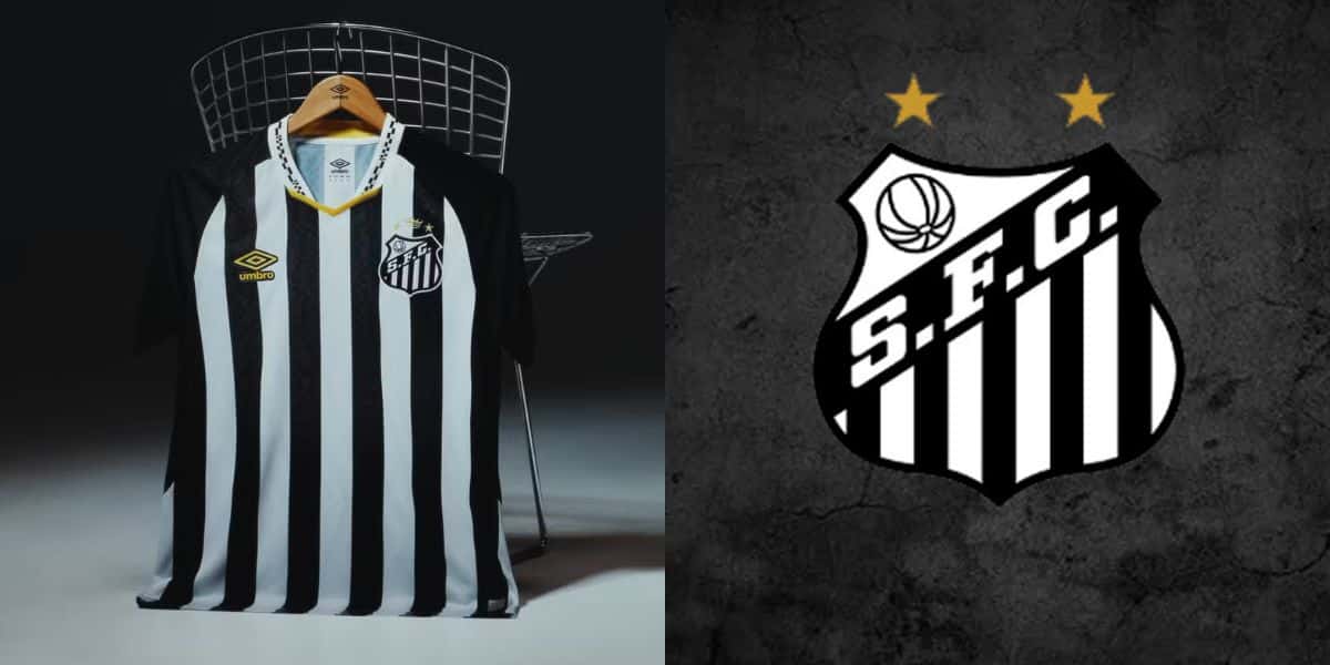 Vojvoda comemora estreia no Santos contra o Galo (Reprodução: Montagem TV Foco)