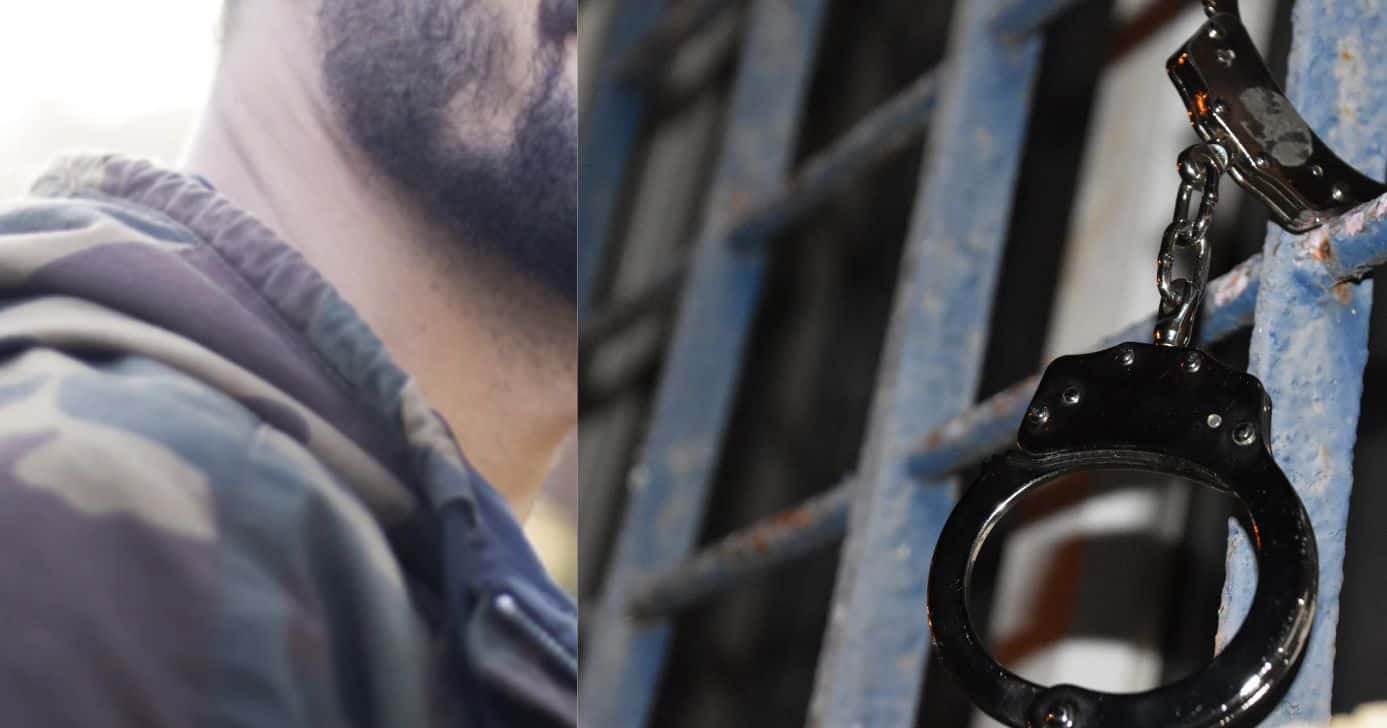 Famoso e prisão (Fotos: Reproduções / Instagram / Canva)