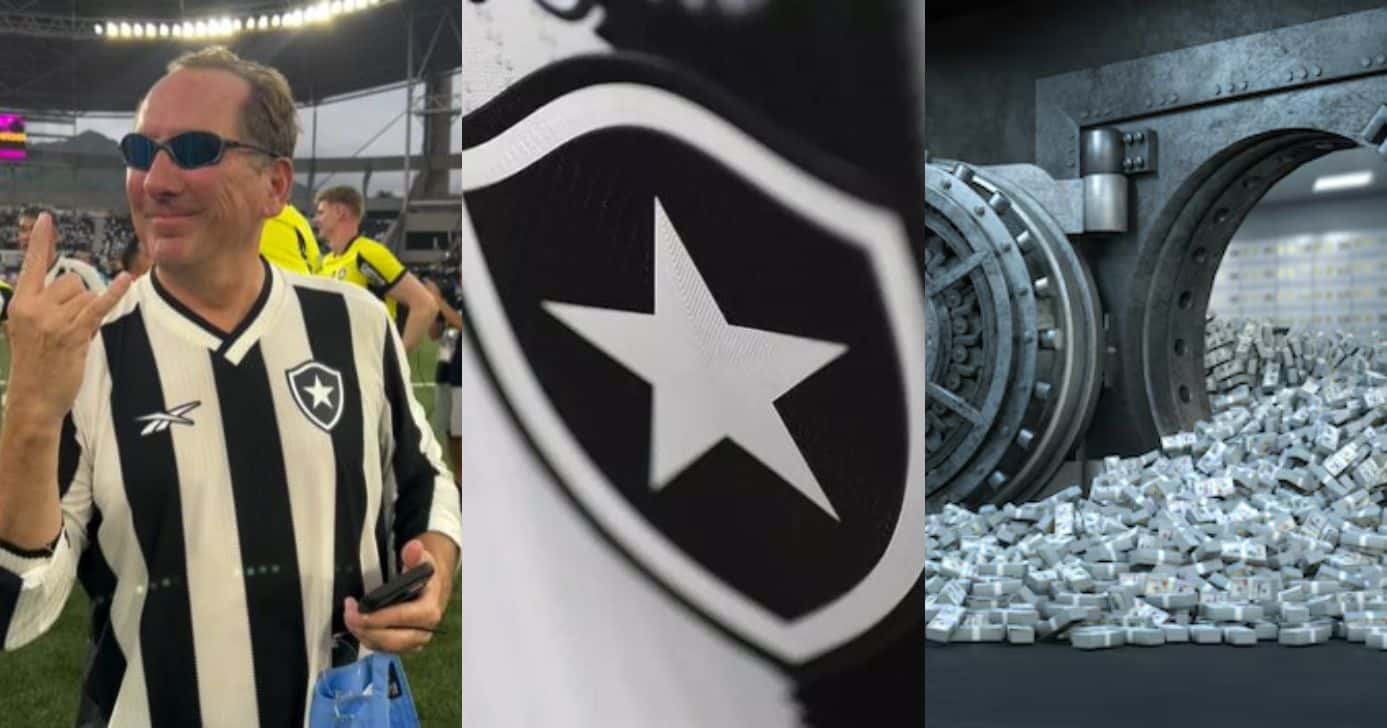 John Textor assina com zagueiro de R$700M no Botafogo - Foto: Montagem
