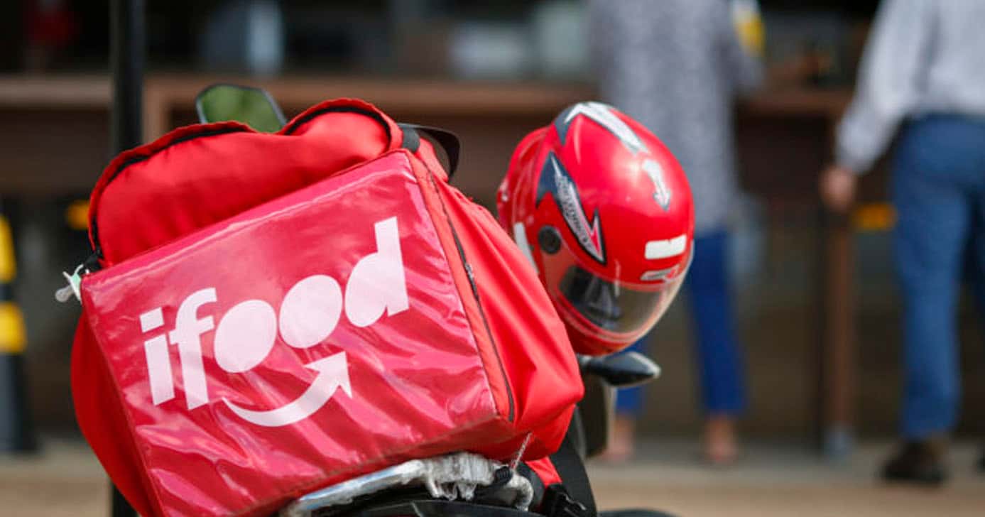 Entregador do iFood (Foto: Reprodução)