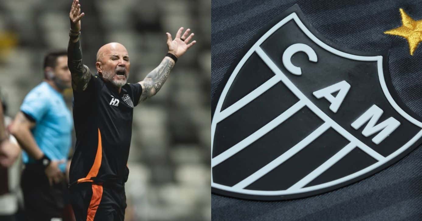 Sampaoli e Atlético-MG (Foto: Reprodução/ Internet)