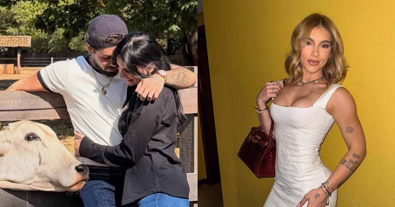 Zé Felipe, Ana Castela e Virginia Fonseca (Fotos: Reproduções / Instagram)