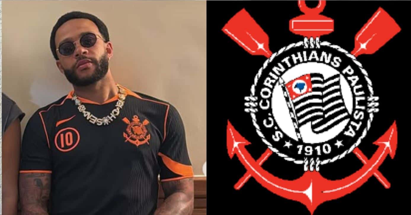 Depay no Corinthians - Montagem/TV FOCO/Instagram