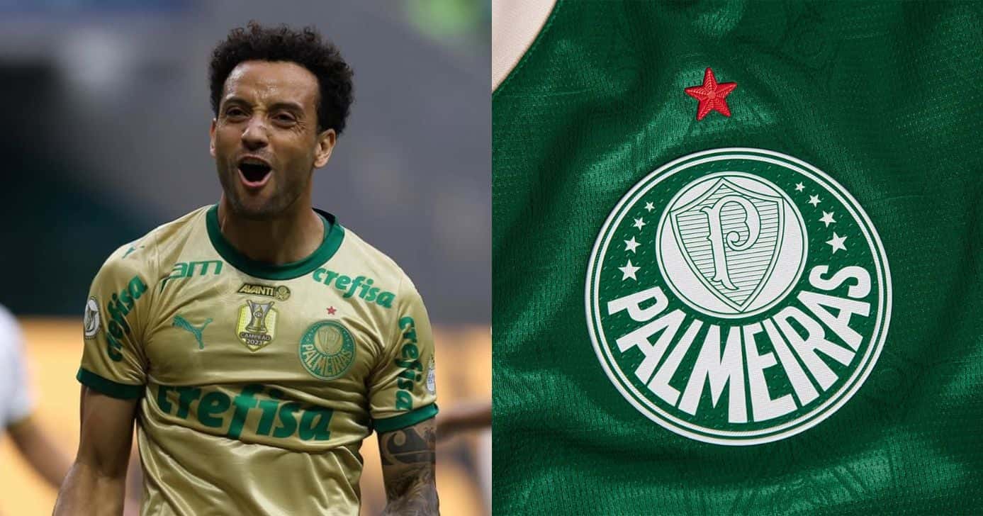 Felipe Anderson faz anúncio sobre deixar o Palmeiras e vestir azul - Montagem/Instagram