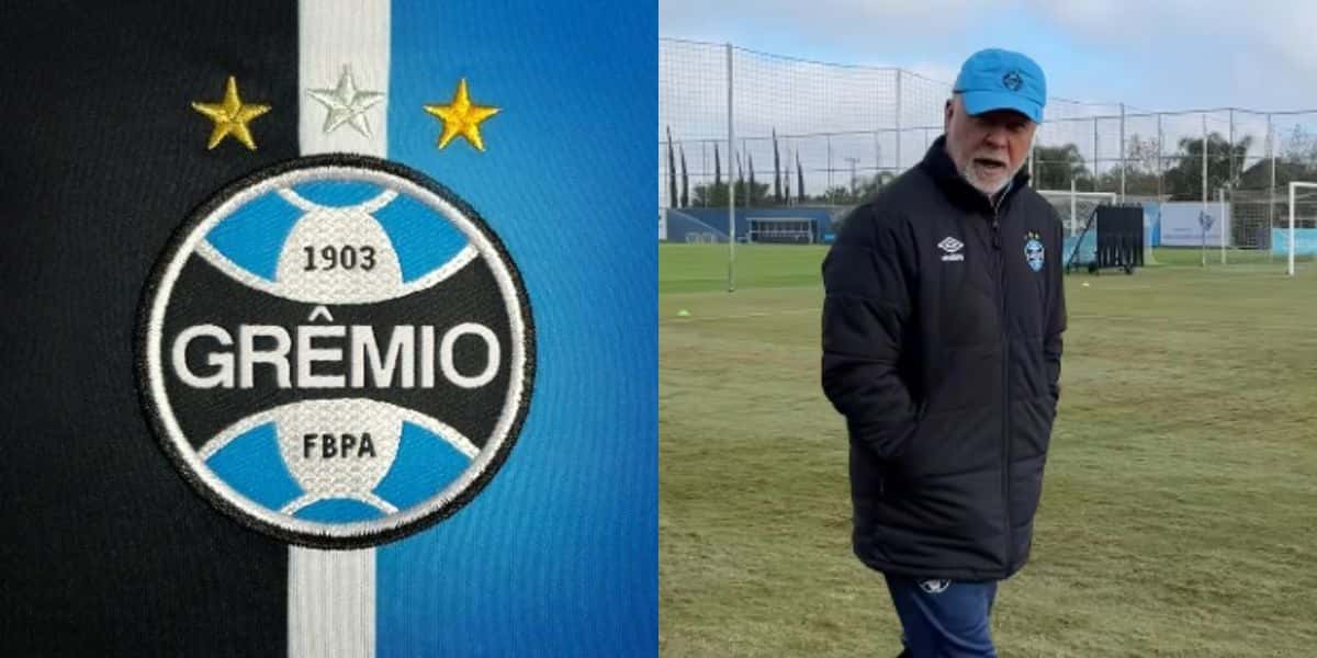Mano Menezes confirma craque fora no Grêmio hoje (Reprodução: Instagram)