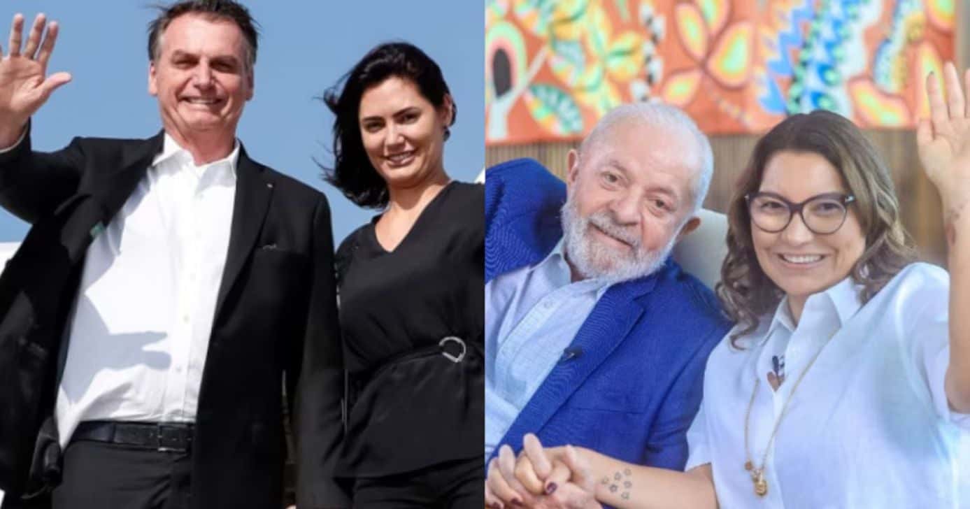 Michelle, esposa de Bolsonaro, atacou Lula e Janja (Foto: Reprodução/ Internet)
