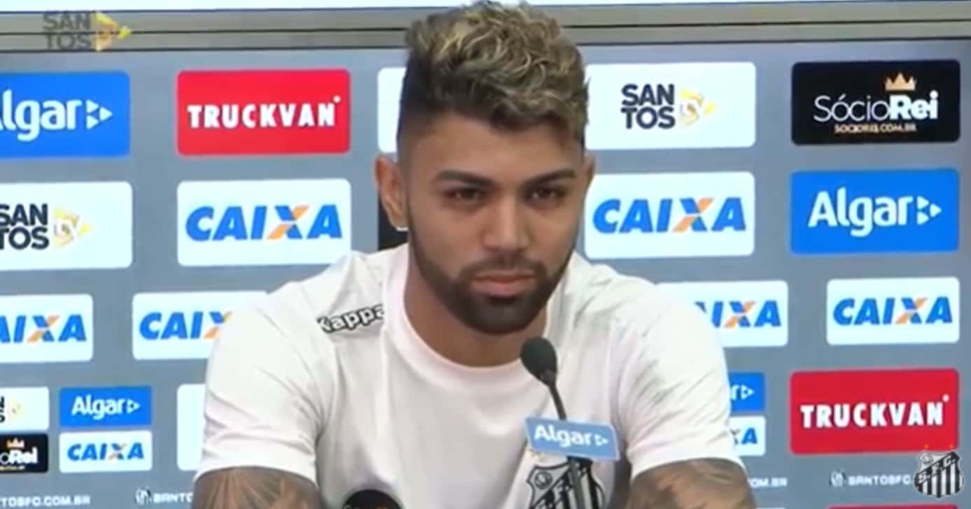 Gabigol tem que fazer isso para voltar ao Santos (Foto: Santos TV)